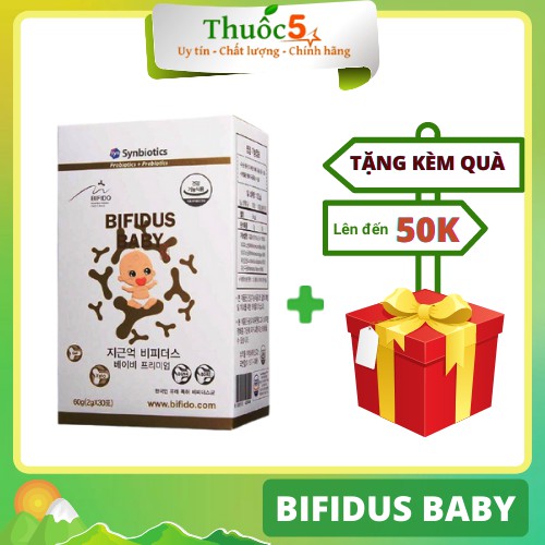 [GIÁ GỐC] Bifidus Baby men Vi Sinh giúp bé bổ sung lợi khuẩn hộp 30 viên