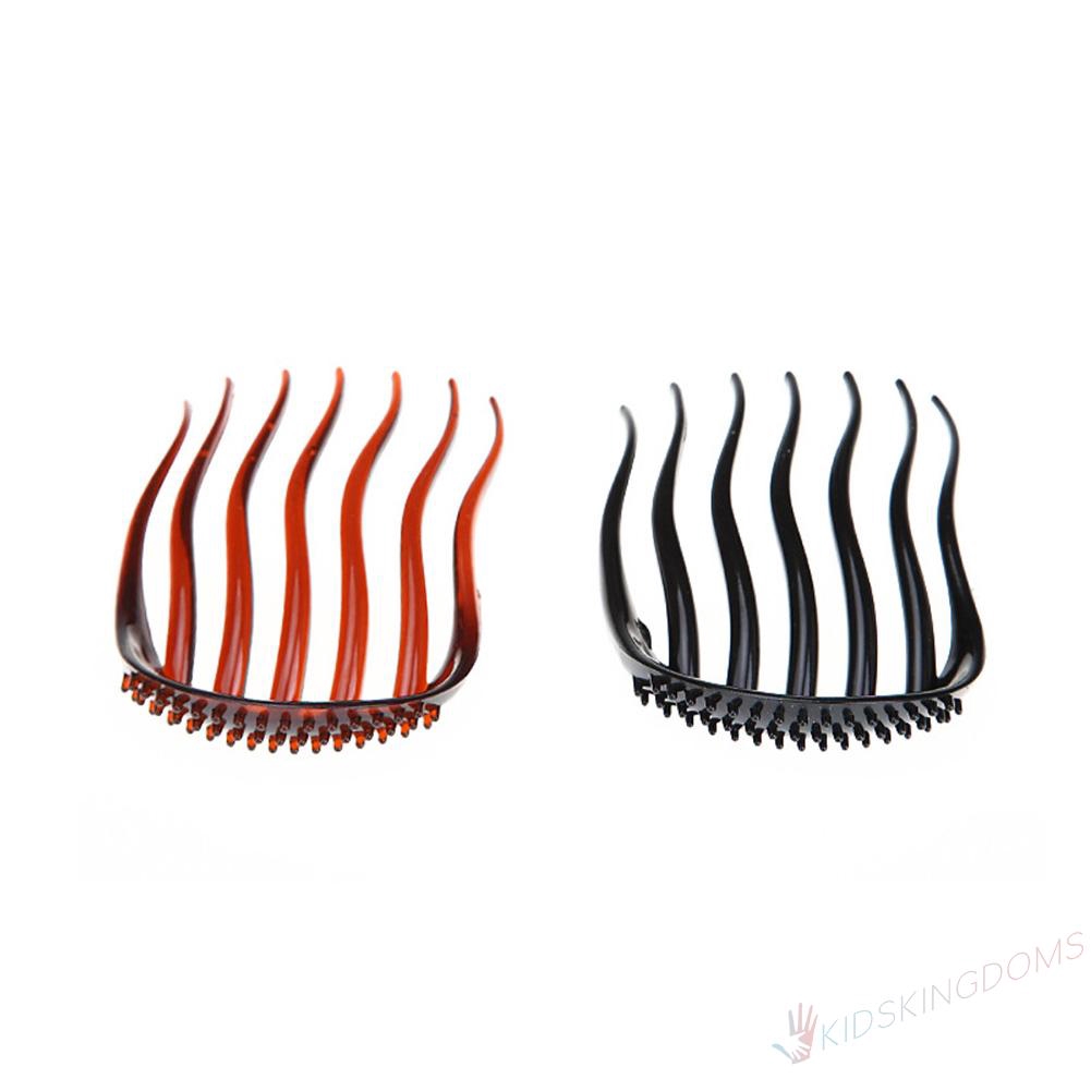 ki♦♦Plastic Horsetail Comb Volume Inserts Hair Clip Women Ponytail Maker Tool♪