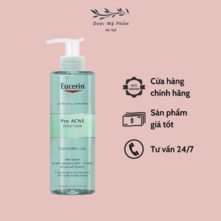 ✅[CHÍNH HÃNG] Sữa Rửa Mặt Eucerin Cho Da Dầu Mụn- Eucerin Pro ACNE Solution Cleansing Gel 200ml Acne Oil Control Proacne