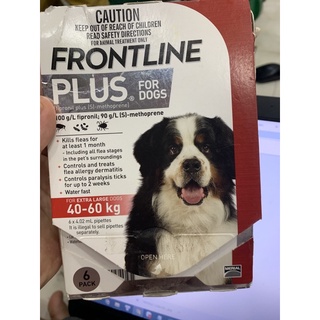 Nhỏ gáy cho chó 40-60kg Frontline Plus Dog HSD 07/2021