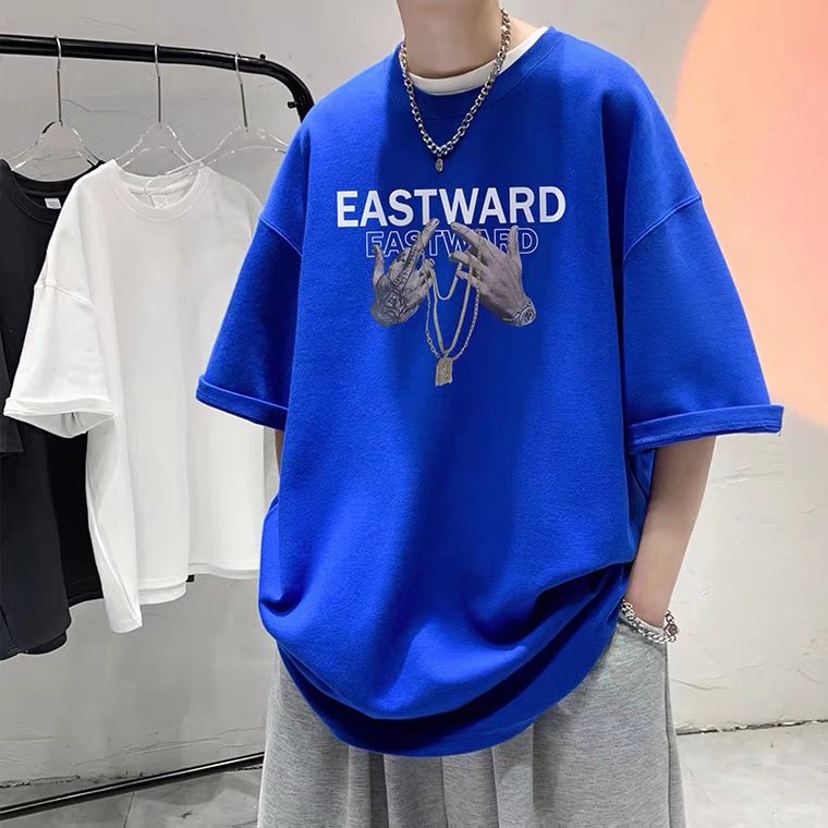 Áo Thun Tay Ngắn In Họa Tiết Dây Xích Vàng 2022 Phong Cách Hip Hop Harajuku Thời Trang Mùa Hè Cho Nam Và Nữ