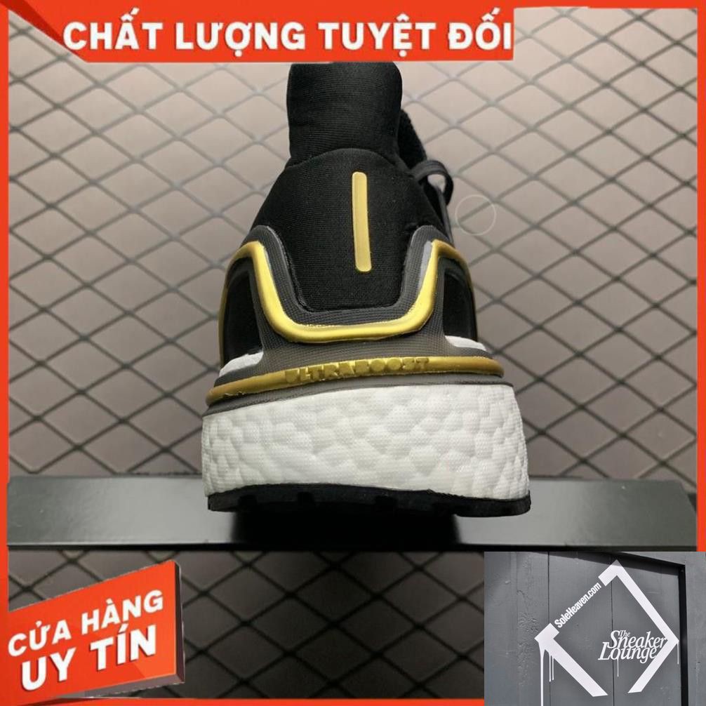 [MIỄN PHÍ SHIP] Giày thể thao nam nữ ULTRA BOOST 6.0 đen vạch vàng Ultra boost 2020 siêu chất cho nam và nữ