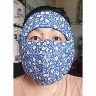 khẩu trang ninja vải 2 lớp