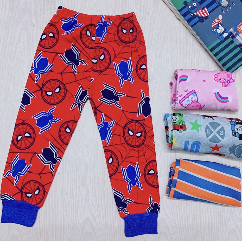 Quần Legging Trẻ Em DAHANAKids - Quần Dài Thu Đông Cho Bé Chất Cotton Mềm Co Dãn 4 Chiều Thoải Mái