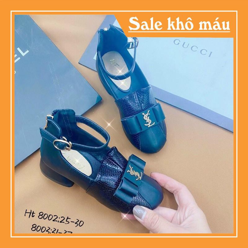 [XẢ KHO] GIÀY CAO GÓT BÉ GÁI 3p HÀNG DA MỀM CAO CẤP SIZE 25-37 FOM RỘNG