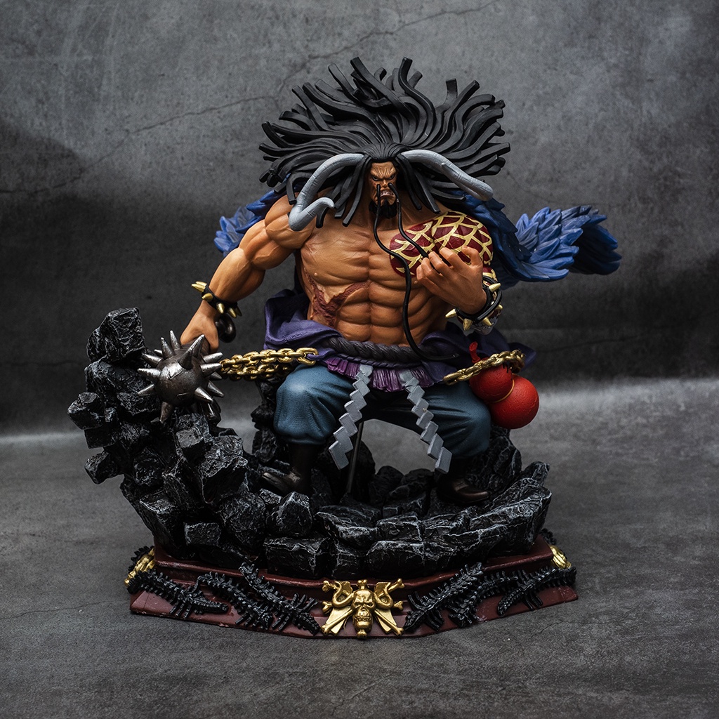 Mô hình One Piece tứ hoàng Kaido dạng người cao 19cm - Mô hình trang trí One Piece Figure Kaido bách thú