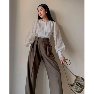 Somi xếp ly phối ren sang trọng