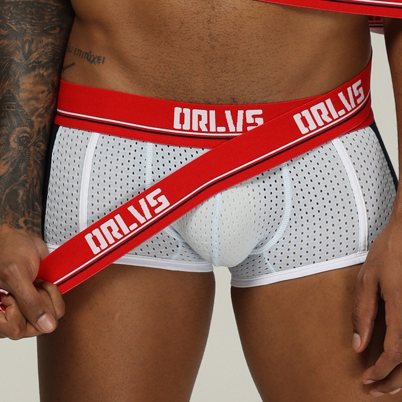 Quần Lót Boxer Nam Dạng Lưới Thoáng Khí Nhanh Khô Thời Trang Orlvs OR193