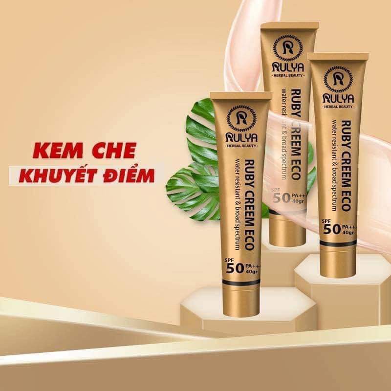 Kem Che Khuyết Điểm RULYA RUBY SUNCREEN ECO Cao Cấp An Toàn Cho Da | BigBuy360 - bigbuy360.vn