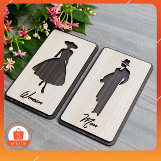Bộ bảng toilet Men/Women thiết kế sang trọng - TL05