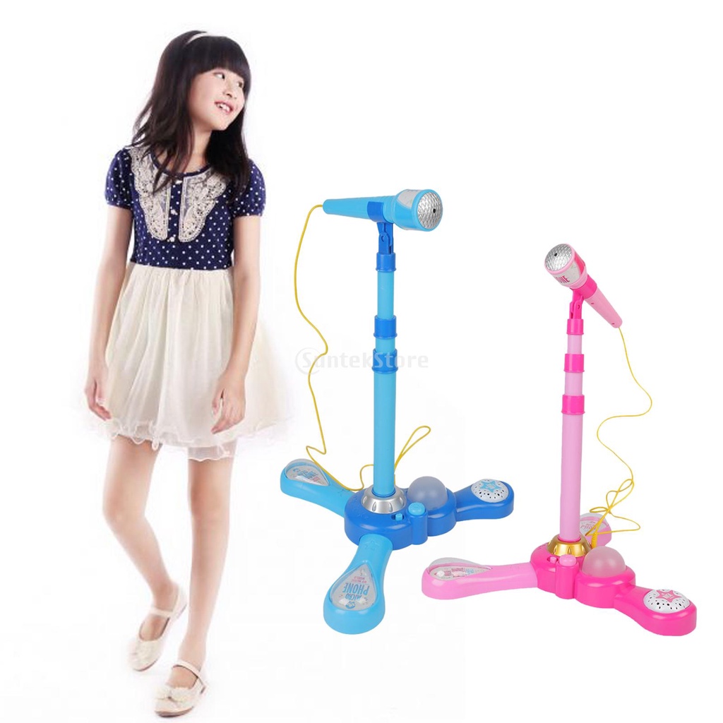 Bộ Micro Đồ Chơi Kết Nối Với Điện Thoại Di Động Cho Trẻ Em