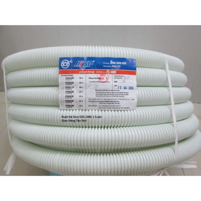 Ống ruột gà SINO ống xoắn sino phi 16 20 25 32 40