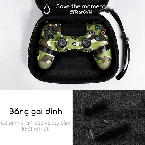 Túi đựng chống sốc, chống nước (Skull &amp; Co) cho tay cầm PS4 / PS5 / Switch Pro Controller / Xbox