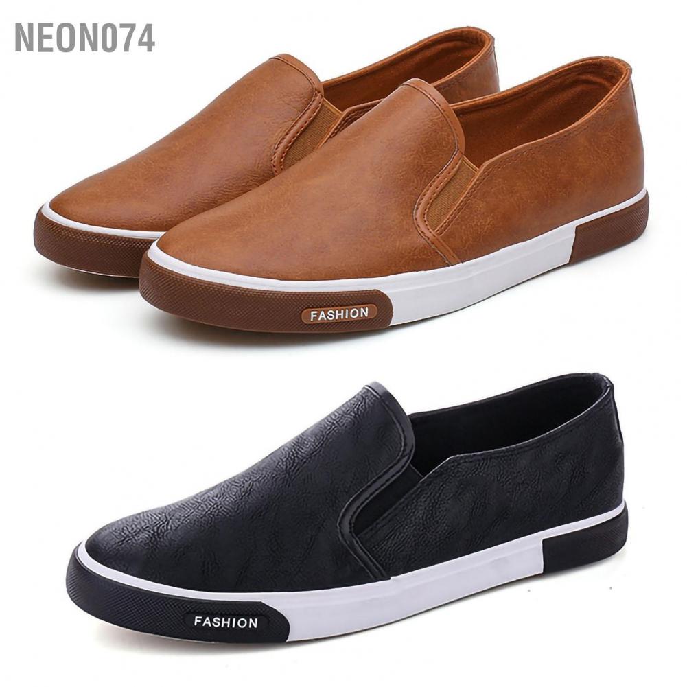 Neon074 Neon074 Giày lười nam chống trượt thoáng khí Thoải mái thông thường cho trang phục hàng ngày