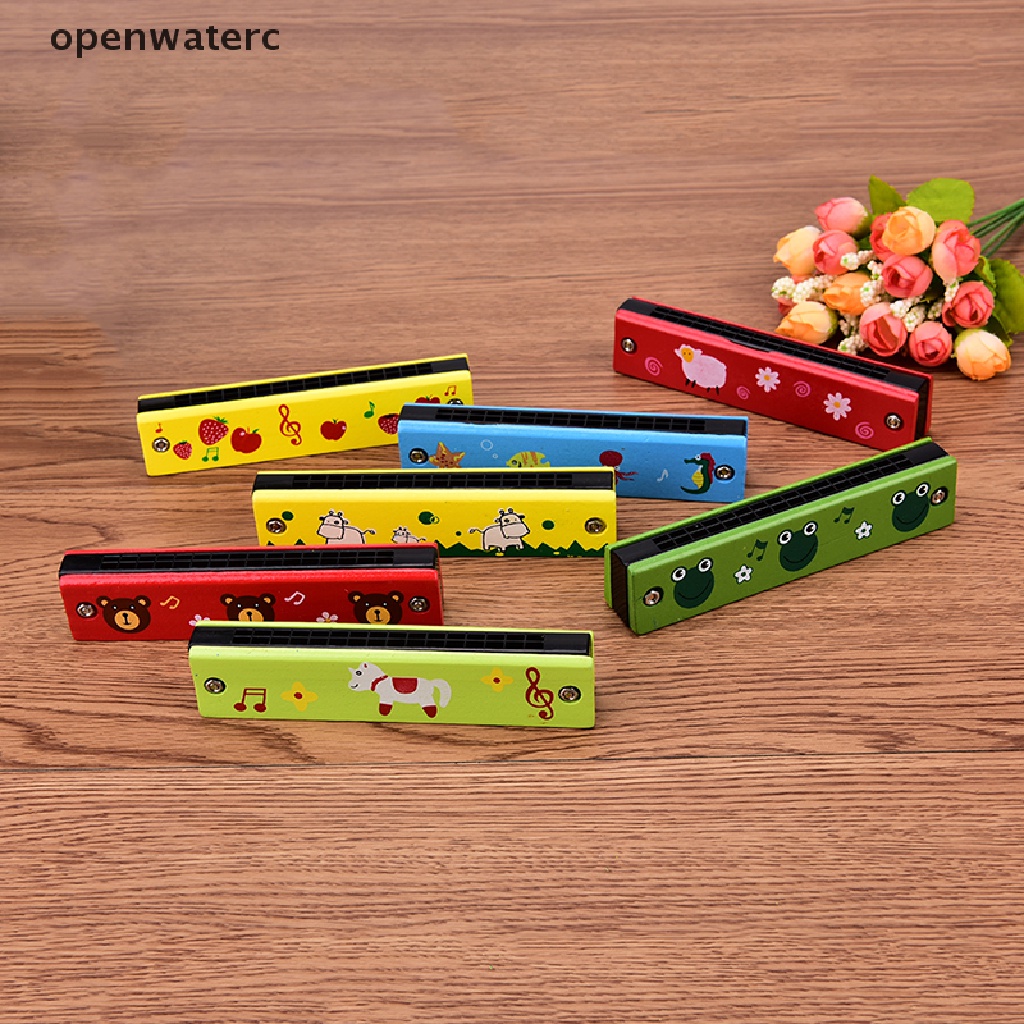Kèn Harmonica 16 Lỗ Nhiều Màu Sắc Dễ Thương Cho Bé