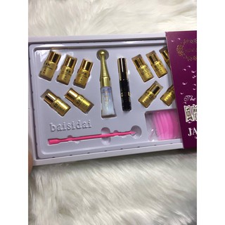 bộ uốn mi cao cấp colagen baisidai 6D