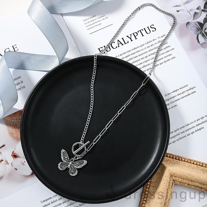 Vòng cổ Mặt Hình Bướm Phong Cách Harajuku Cổ Điển