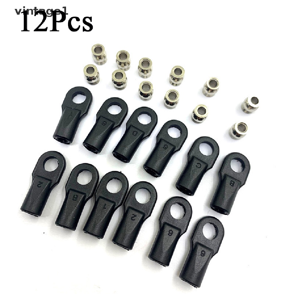 Set 1 / 12 Đầu Nối Trục Bi Cho Xe Điều Khiển Từ Xa 1 / 10 TRAXXA