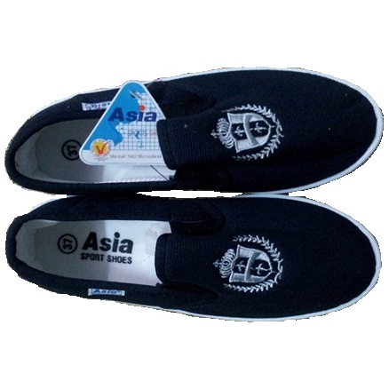 Giày thể thao ASIA vải Cột dây xanh Nam