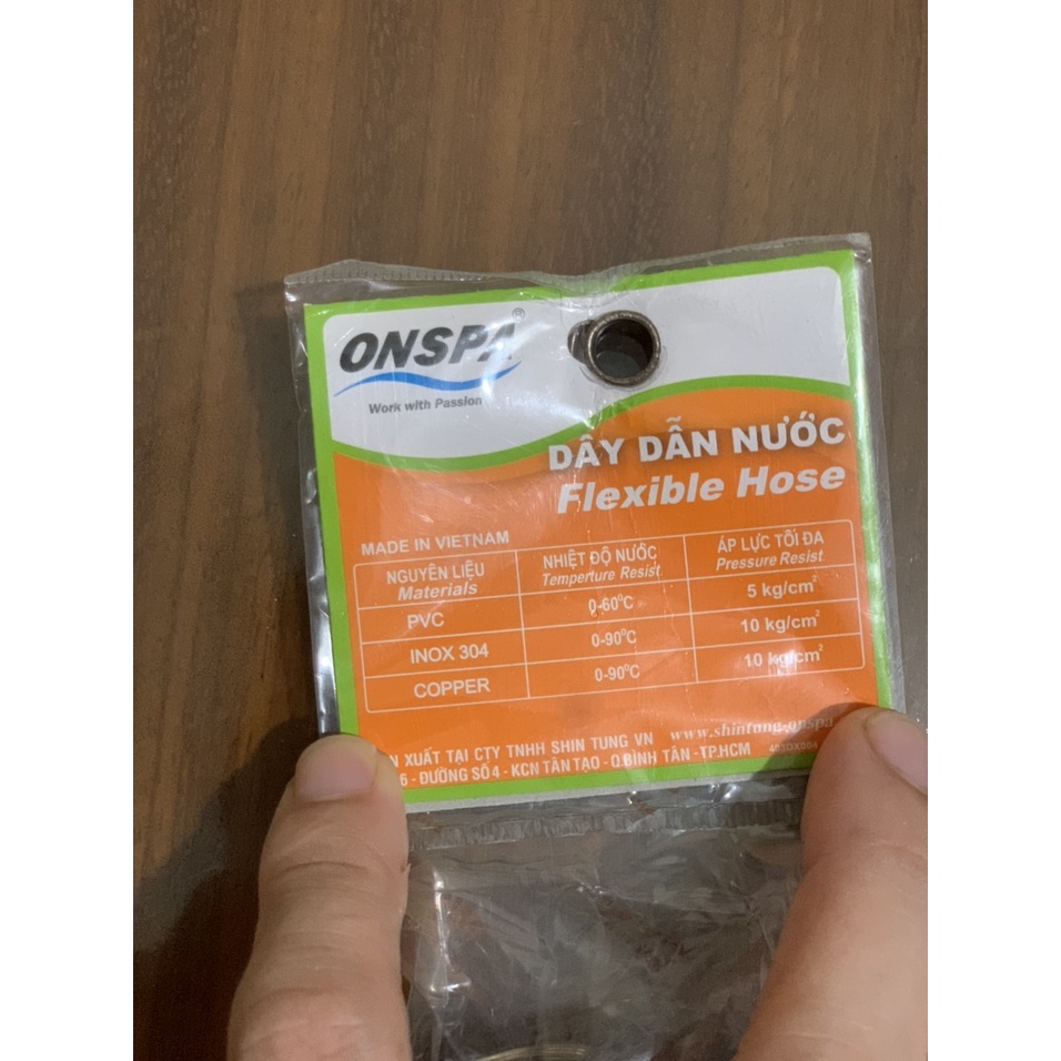 Dây Cấp Nước Dây Dẫn Nước 0.6~0.8 Mét INOX 304 ONSPA