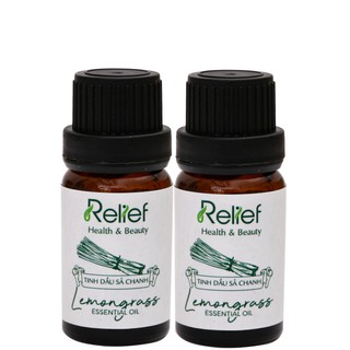 Bộ 2 chai tinh dầu Sả Chanh Relief 10ml