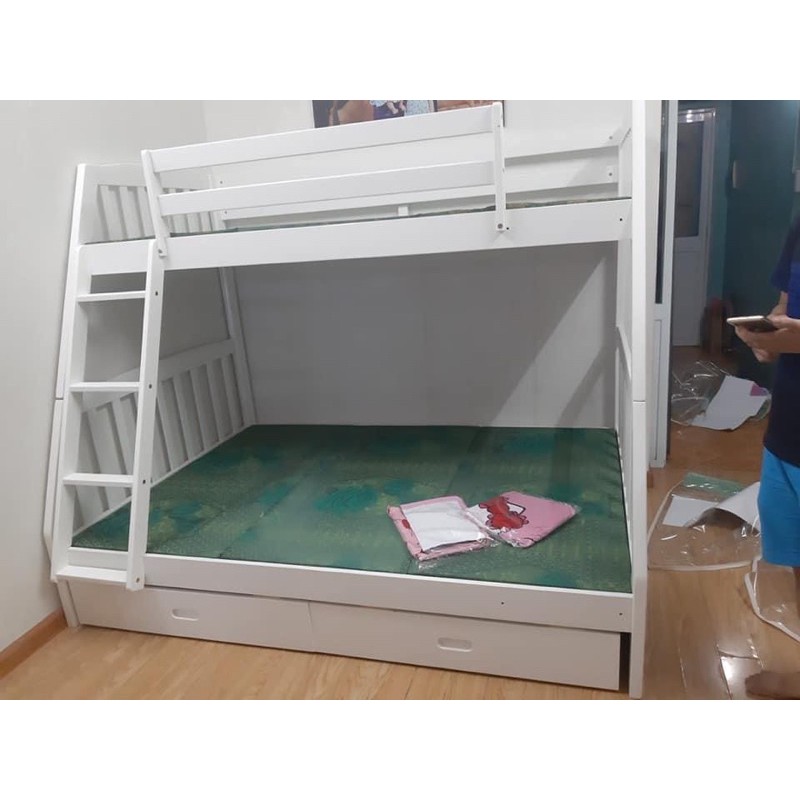 [XẢ HÀNG] Giường 2 Tầng Mango- Trắng | BigBuy360 - bigbuy360.vn