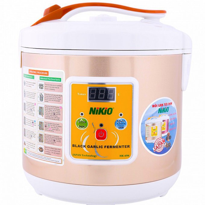 Máy làm tỏi đen Nhật Bản Nikio NK-696 6 lít- Vàng Gold