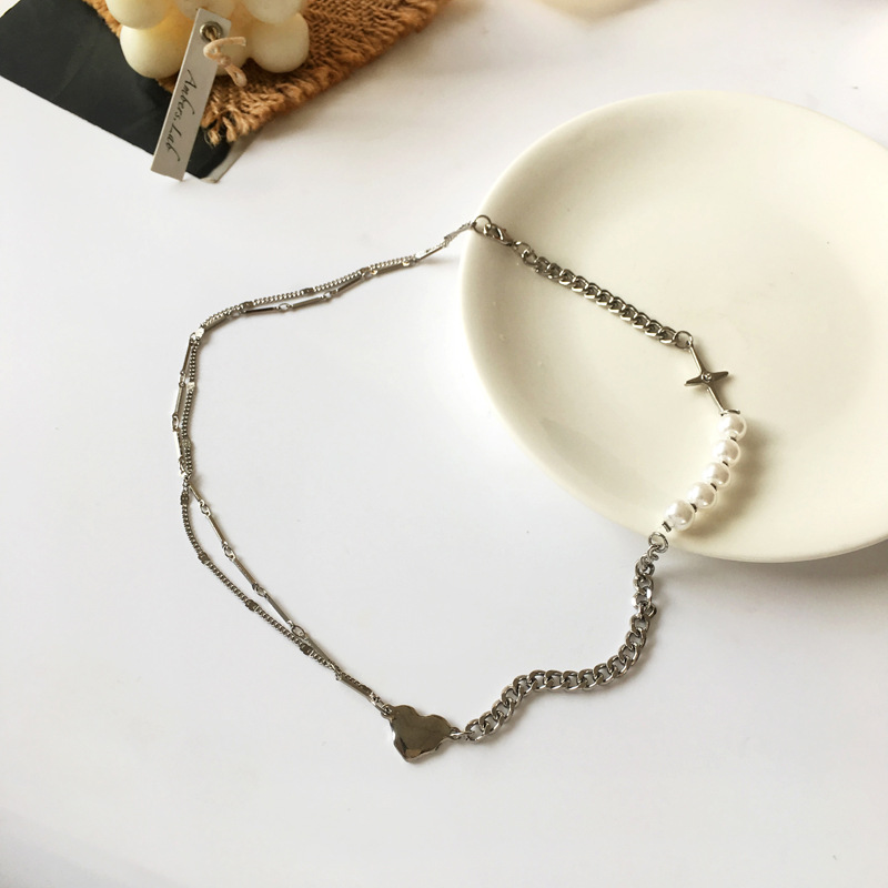 vòng cổ Hợp Kim Mặt Hình Trái Tim Thời Trang Cho Nữ