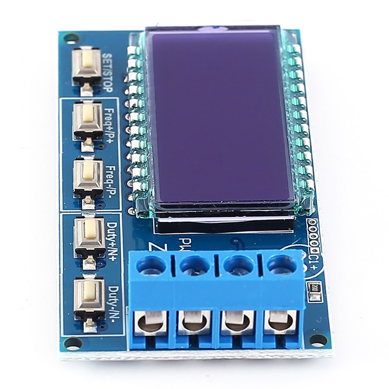 1 Máy Phát Tín Hiệu DC 3.3V-30V 1 Kênh 1Hz-150KHz Màn Hình LCD PWM
