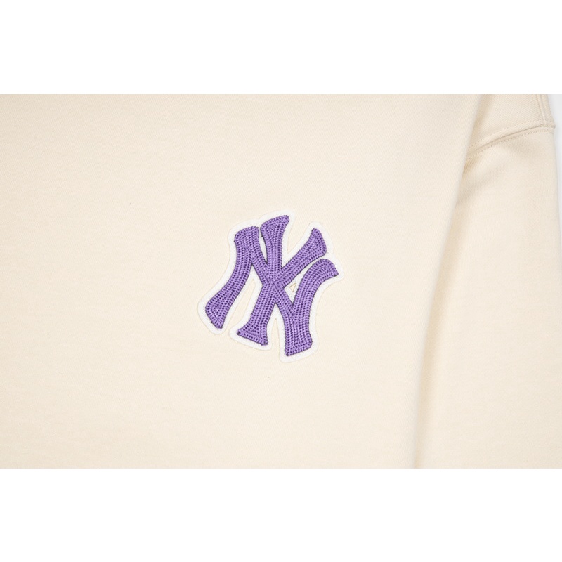 ❤❀  ❤ Mlb Áo Sweater Tay Dài Cổ Tròn Thêu Họa Tiết Thời Trang Cho Nam Nữ