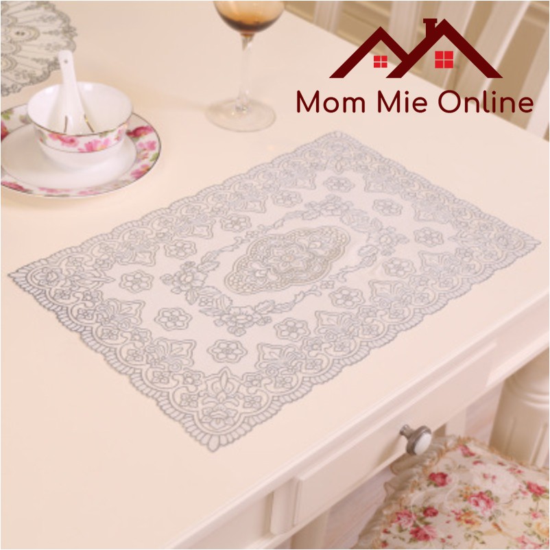 Tấm lót bàn hoa văn dập nổi 30x45cm - A009