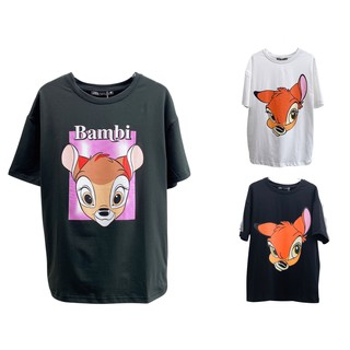 New trend- Áo thun in nai Bambi in toàn thân đẹp xỉu - chất lượng hàng xuất chất cotton chính phẩm
