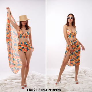Bikini 2 mảnh đan dây SIÊU XINH tôn dáng, quần cạp cao gen bụng, thun Lycra cao cấp co giãn, thoải mái