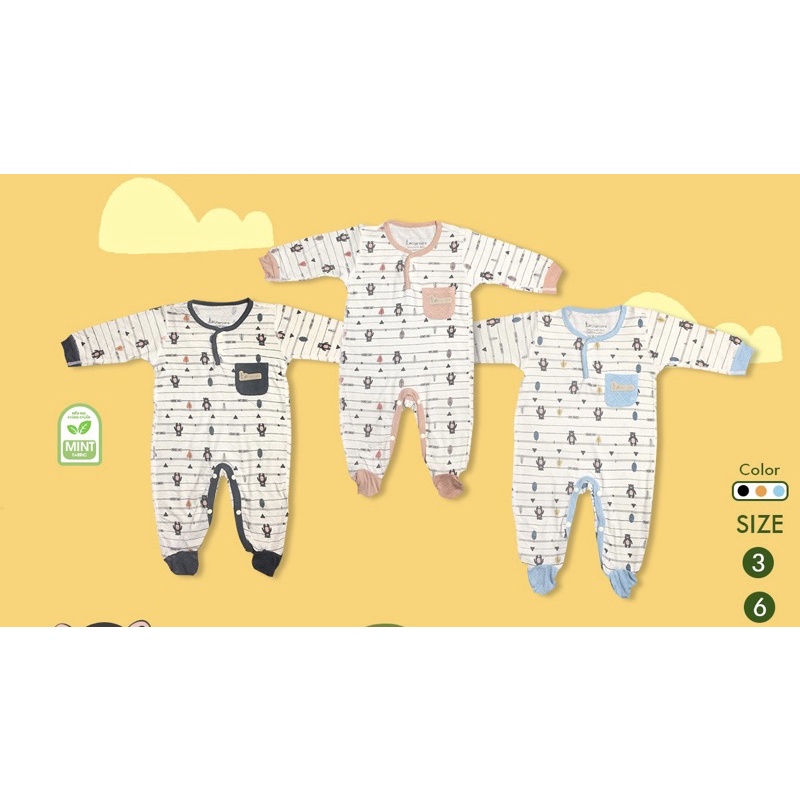 Body FatherCare sơ sinh Nẹp trụ DT - Gấu (Họa tiết) FC841