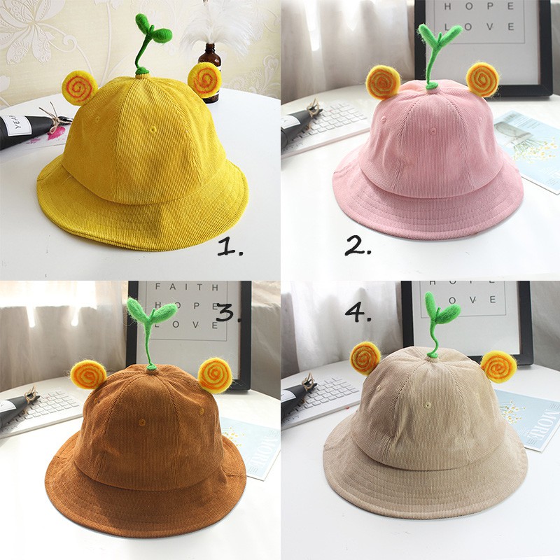 Mũ vành Maruko mầm cây dễ thương cho người lớn