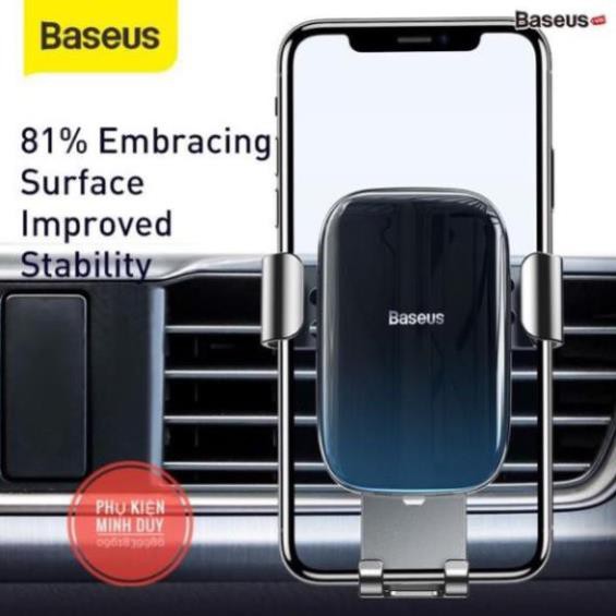 Đế giữ điện thoại trên xe Ô Tô Baseus Glaze Gravity Car Mount (New 2020 upgrade Model... - Gắn khe gió máy lạnh) 🍀