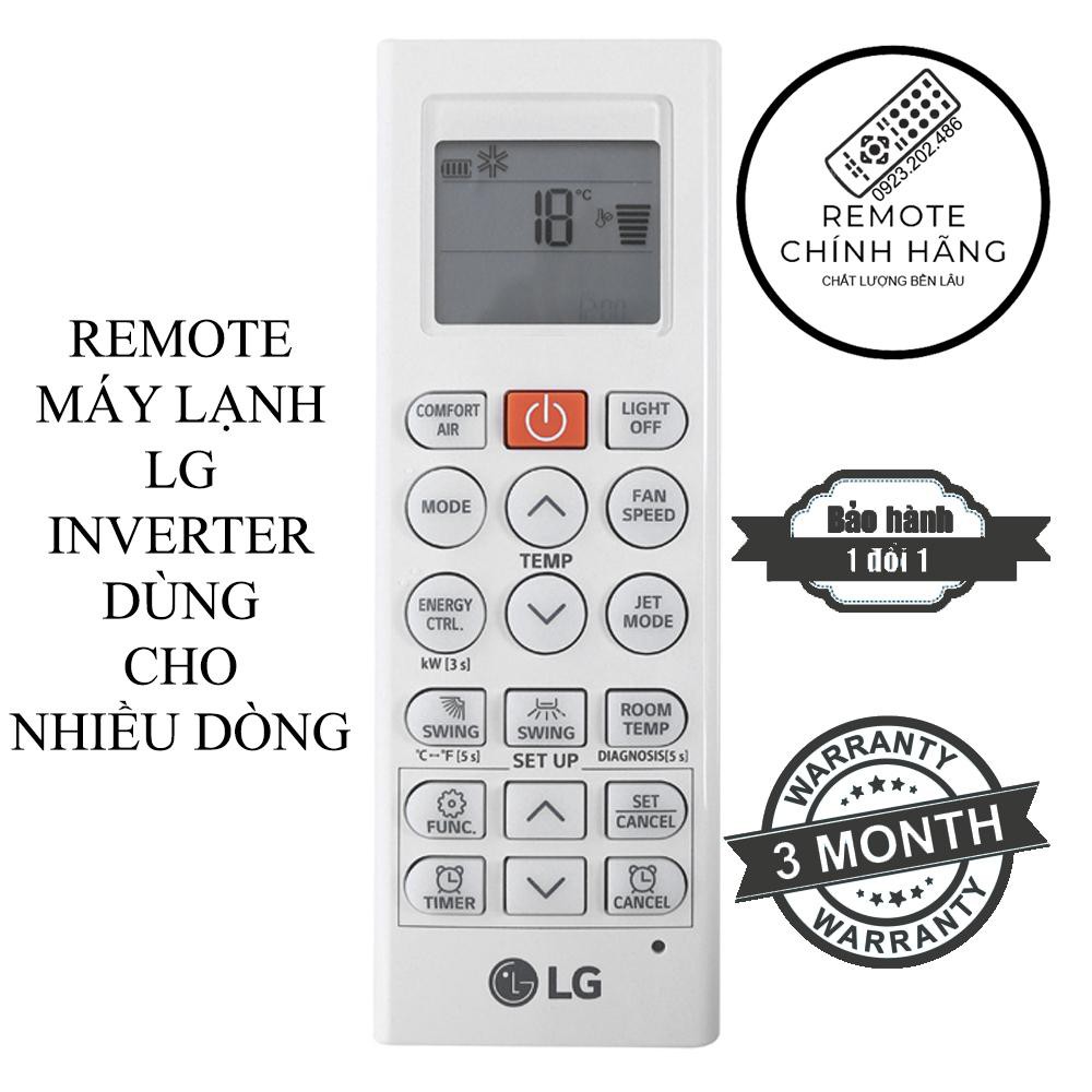 REMOTE ĐIỀU KHIỂN MÁY LẠNH ĐIỀU HOÀ LG INVERTER 2020