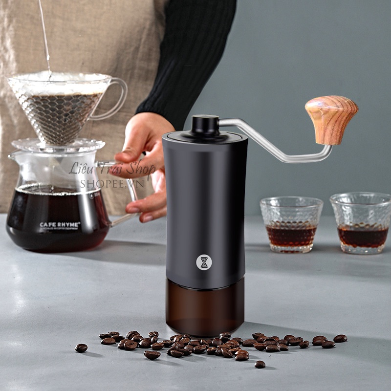 Cối xay cà phê cao cấp lỗi thép sus420 công nghệ CNC  manual coffee  grinder