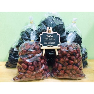 Táo đỏ khô không hạt - có hạt 1kg 500gr 100gr