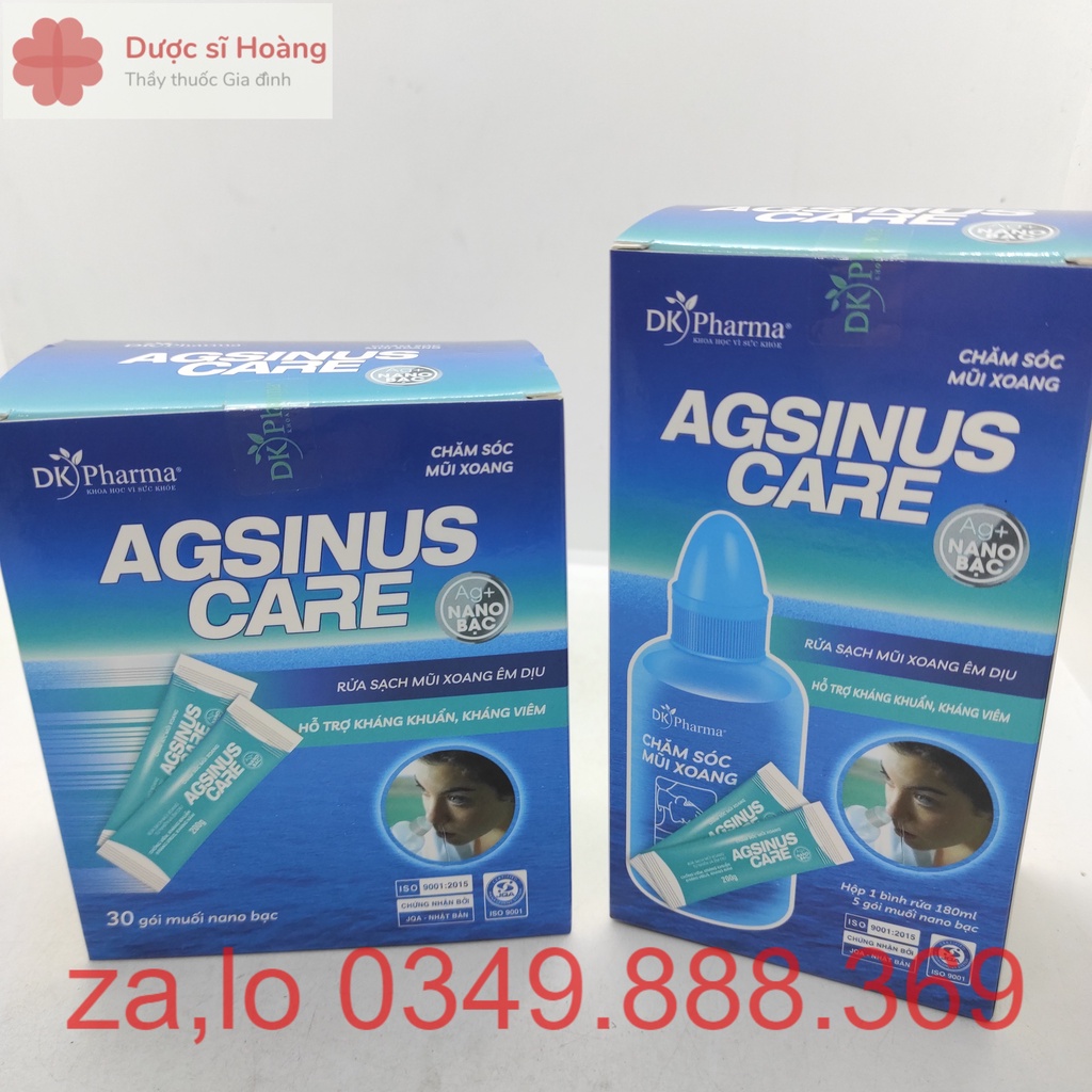 Bình Rửa Mũi AGSINUS CARE - Kháng Khuẩn Hiệu Quả