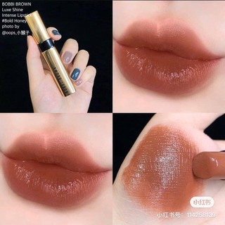 [HÀNG CÔNG TY] Son Bobbi Brown Luxe Shine Intense Lipstick (Màu Bold Honey + Màu Claret)
