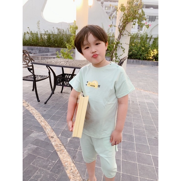 Bộ xuất Hàn cotton cho Bé