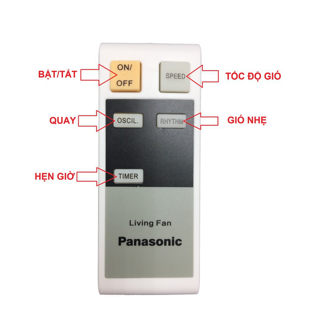 Điều Khiển quạt PANASONIC Remote quạt cơ Panasonic chính hãng