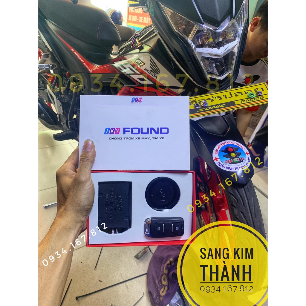 Bộ Khoá Chống Trộm Cướp Iky Found Cho Xe Honda Sonic