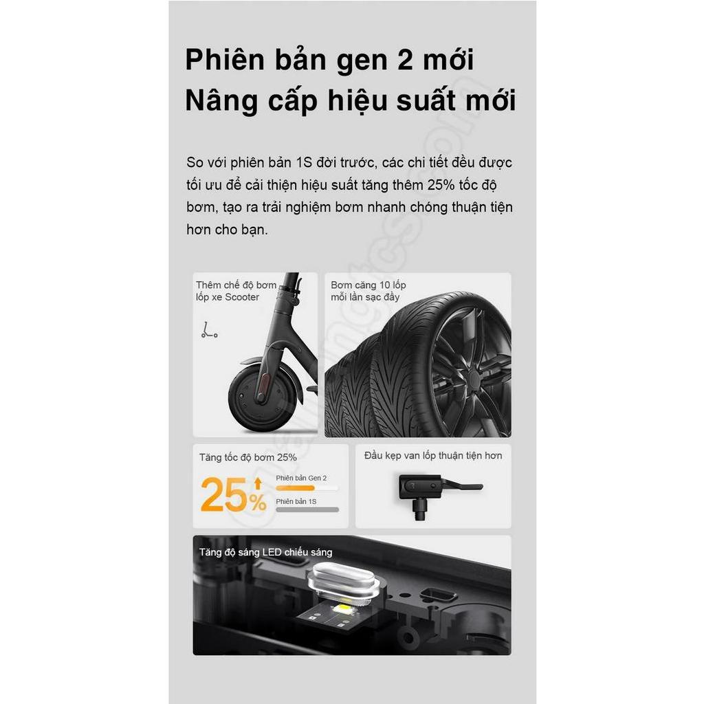 Bơm cầm tay đa năng 2 Xiaomi Mijia Bicycle Pump 2 MJCQB06QW