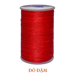 Chỉ dù sáp tròn may đồ da thật handmade