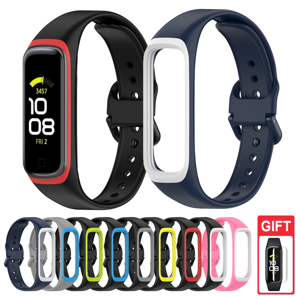 Dây Đeo Silicone Thay Thế Cho Đồng Hồ Thông Minh Samsung Galaxy Fit 2 SM-R220