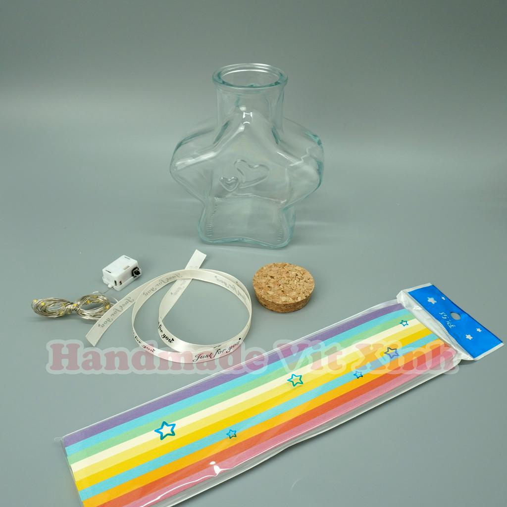 Lọ Đựng Ngôi Sao Điều Ước - Set Nguyên Liệu Và Lọ Đựng