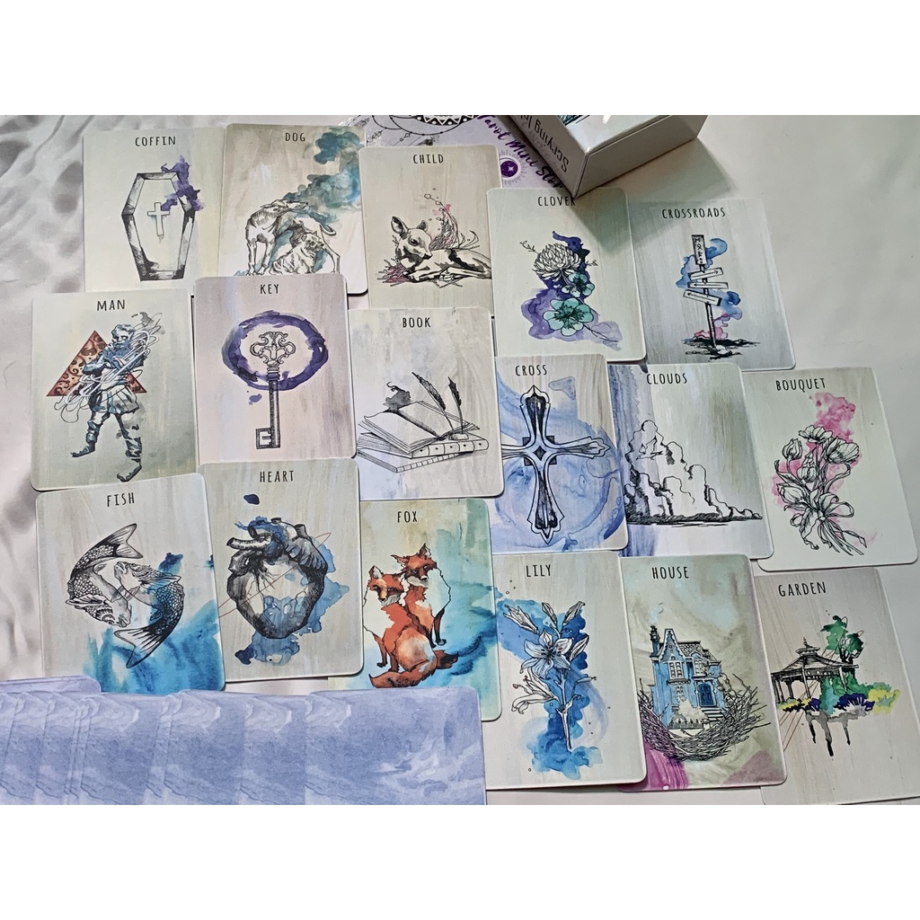 Bộ bài Scying Ink Lenormand size gốc