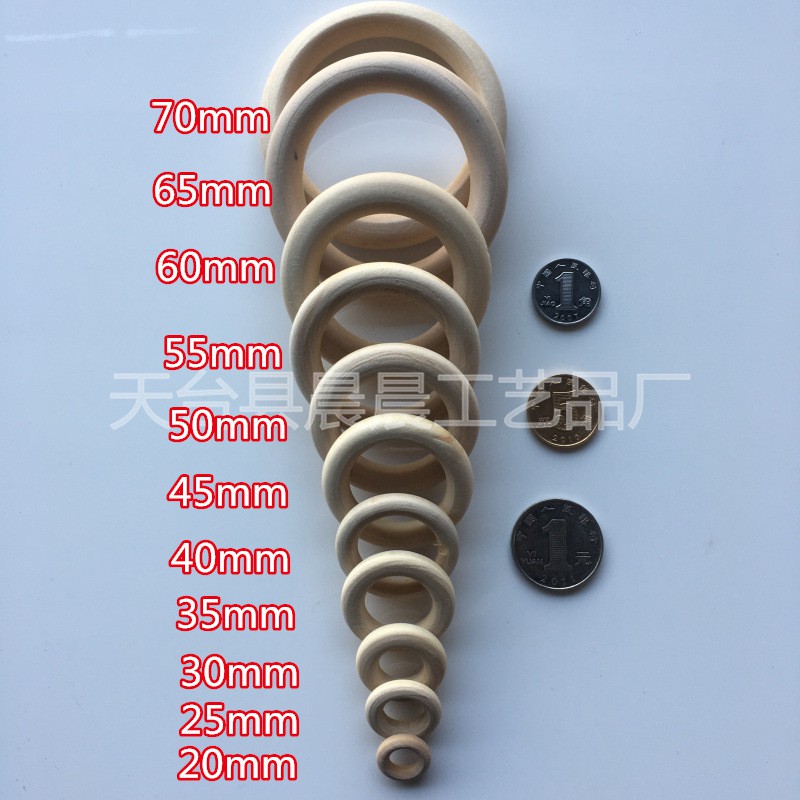 Vòng Gỗ Tròn Làm Đồ Thủ Công Handmade - Lục Lạc - Trang Trí